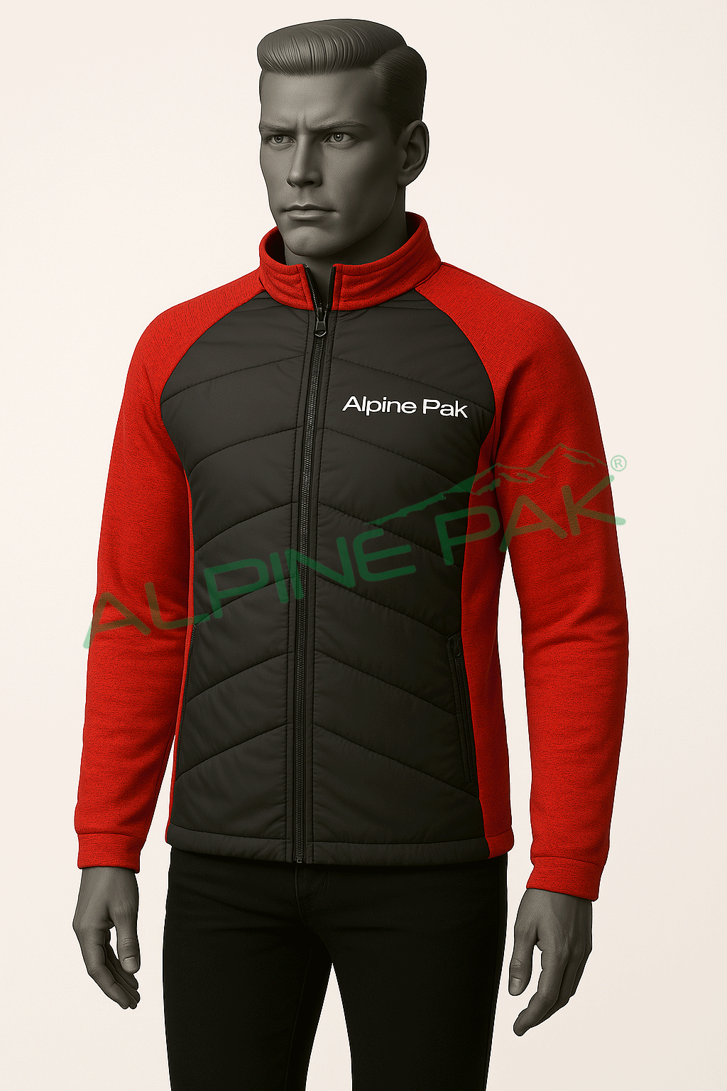 Hybrid Puffer/Fleece Jacket