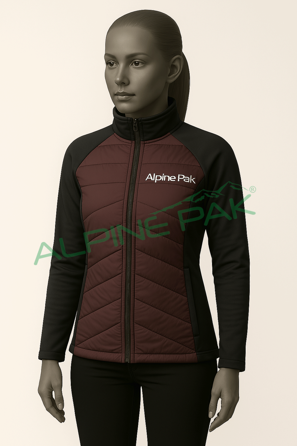 Hybrid Puffer/Softshell Jacket